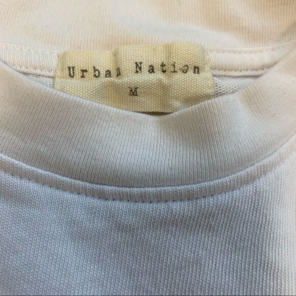 Urban nation white HONEY cropped tank top size M - Picture 3 of 5